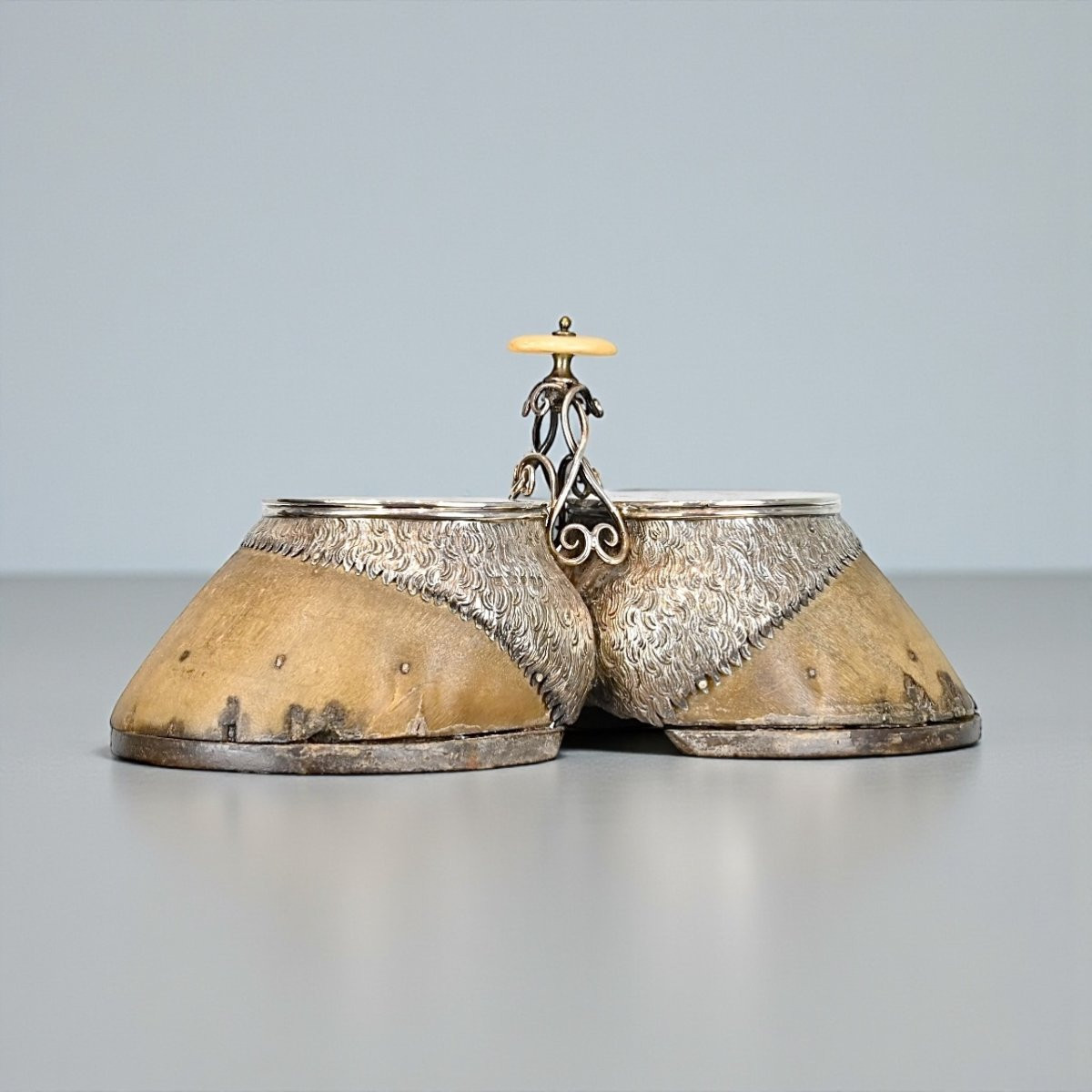 Porte-allumettes en Argent Sterling - Angleterre - Époque victorienne-photo-2